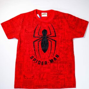 Camiseta Com Manga Licenciado Homen Aranha