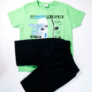 Conjunto Masculino Camiseta C/Bermuda Moletinho