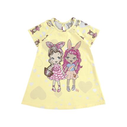 Vestido C/Manga Infantil