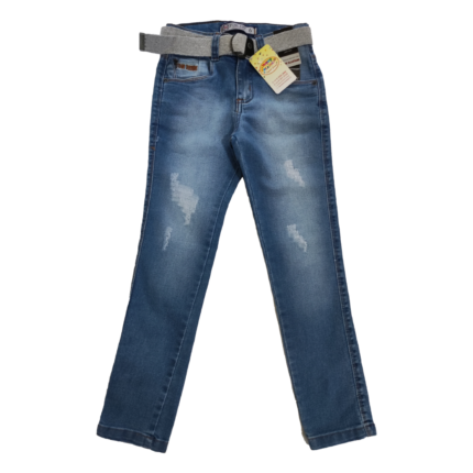 Calça Masculina Infanto Juvenil Jeans Claro