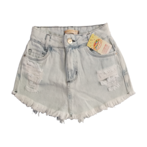 Short Saia Jeans Infanto juvenil
