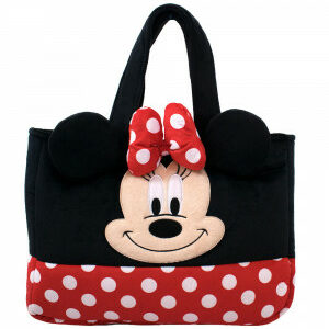 Bolsa Pelúcia Rosto Minnie Disney
