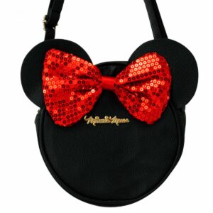 Bolsa Tiracolo Circular Rosto Assinatura Minnie