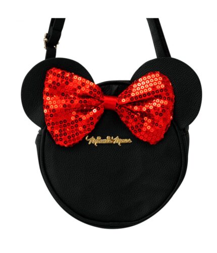 Bolsa Tiracolo Circular Rosto Assinatura Minnie