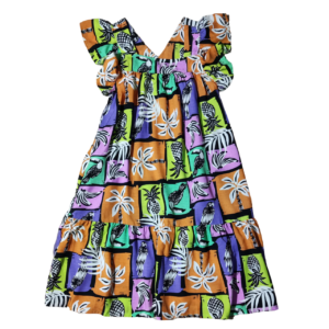 Vestido Estampado Viscose Juvenil