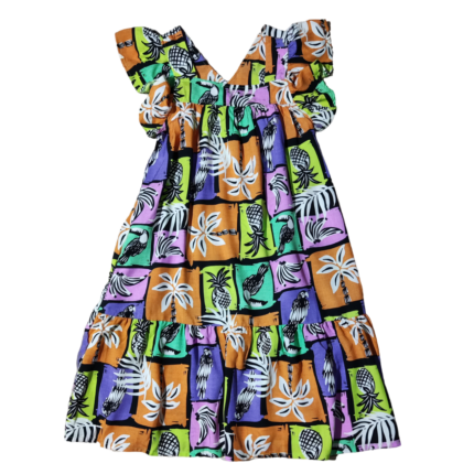 Vestido Estampado Viscose Juvenil