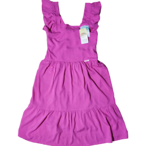 Vestido Juvenil Com Alças de Babado