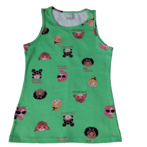 Blusa Regata Estampadas Juvenil