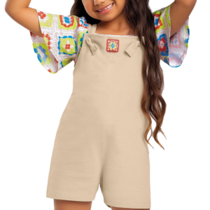 Conjunto Blusa e Macacão Algodão
