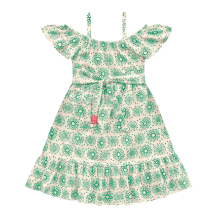 Vestido Estampado Midi