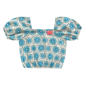 Blusa Cropped Com Manga