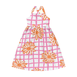 Vestido Estampado em Cotton