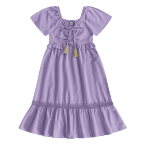 Vestido Midi Com Mangas
