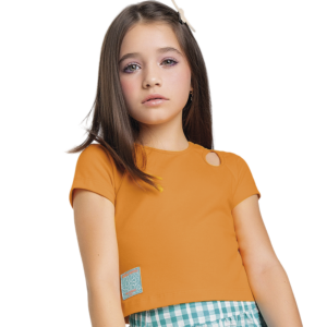 Blusa Com Manga Algodão Com Cotton