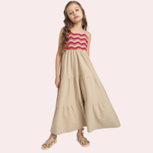 Vestido Midi Tricot Malha Florence