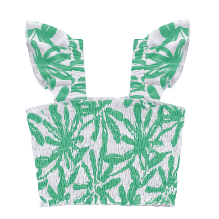 Blusa Cropped Lastec Malha Florence