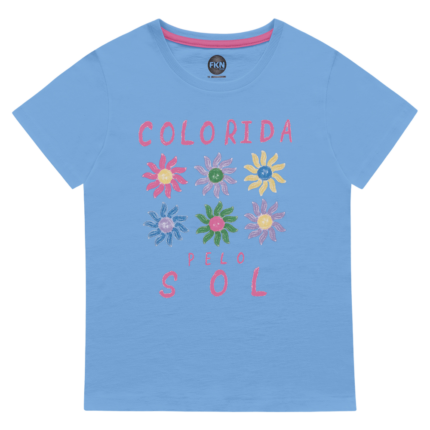 T-Shirt em Malha Juvenil