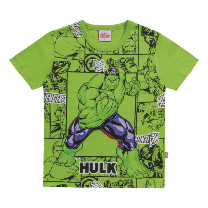 Camiseta Malha Licenciada Hulk