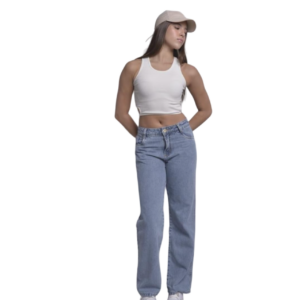 Calça Wide Leg Jeans Juvenil