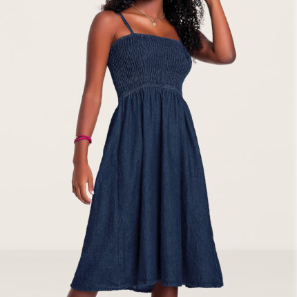 Vestido Jeans Lastec Juvenil