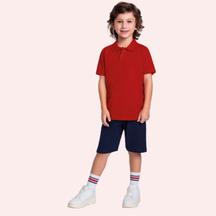 Camiseta Gola Polo Básica Infantil