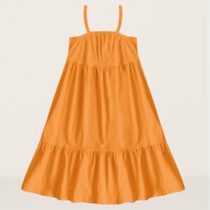 Vestido Liso com Alças 12 a 14 anos