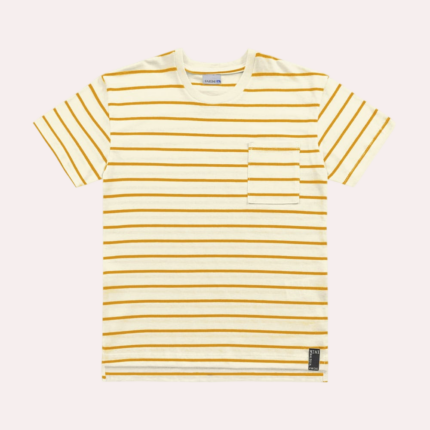 Camiseta Com Manga Listrada Com Bolso