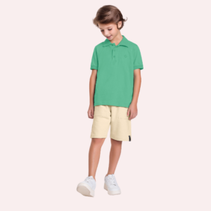 Camiseta Malha Gola Polo Algodão