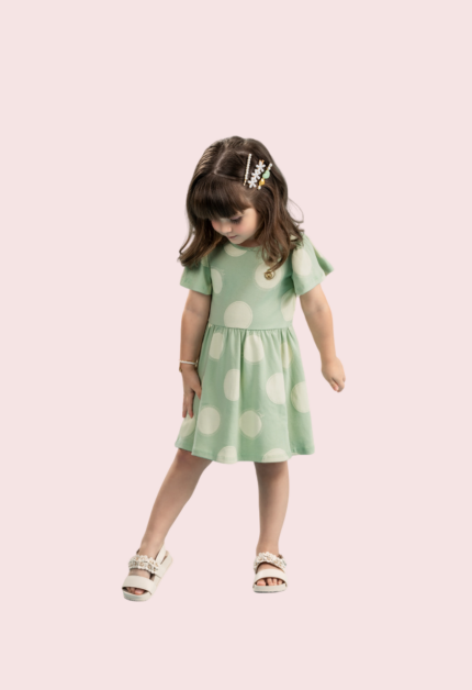 Vestido Cotton Com Bolas