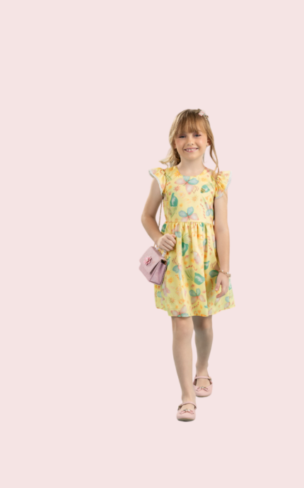 Vestido Silky com Elastano Sublimado