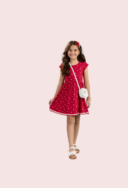 Vestido Suedine Estampado