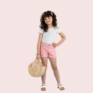 Conjunto Blusa e Short com Cinto