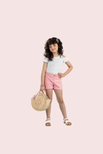 Conjunto Blusa e Short com Cinto