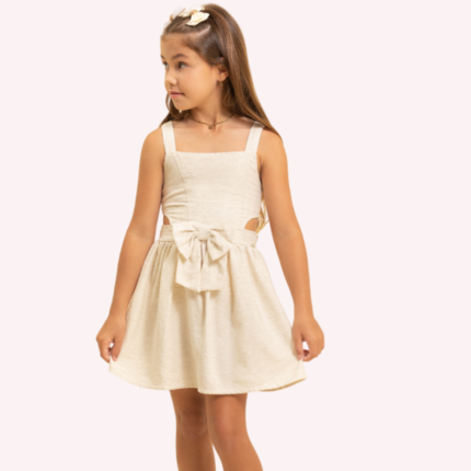 Vestido com Laço Infantil