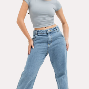 Calça Wide Leg Bolso Faca Juvenil