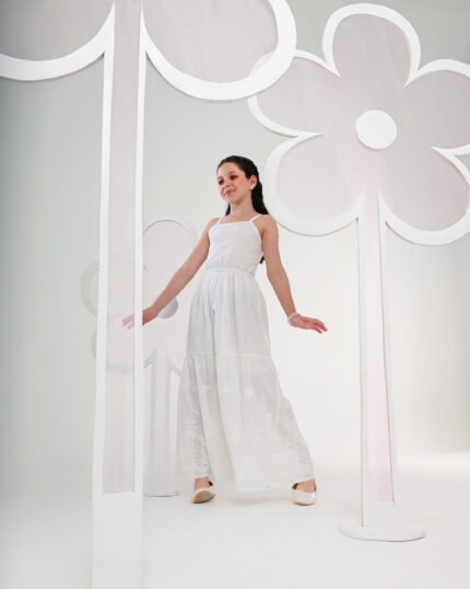 VESTIDO LONGO JUVENIL ALGODÃO