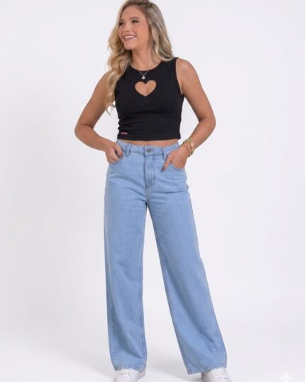 Calça Jeans com Elastano Juvenil