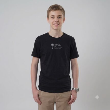 Camiseta Algodão Manga Curta Juvenil
