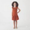 Vestido Com Bordado na Gola Infantil - Thumbnail Image 3