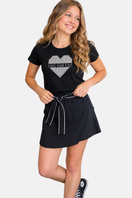 Conjunto com Short Saia Juvenil